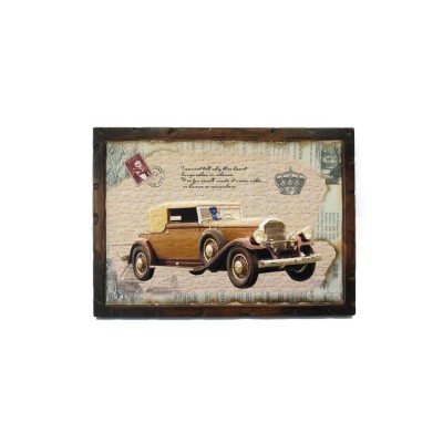 Vintage mens car framed pictures wall art decor for office