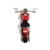 Popular Red Motorcycle Iron Vintage Wall Decor