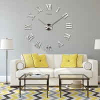 Home Decor Wholesale Large DIY 3D Wall Clocks Mirror Wall Sticker Clock