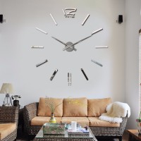 New Design Home Decor Luxury 3D Mirror DIY Wall Sticker Clock